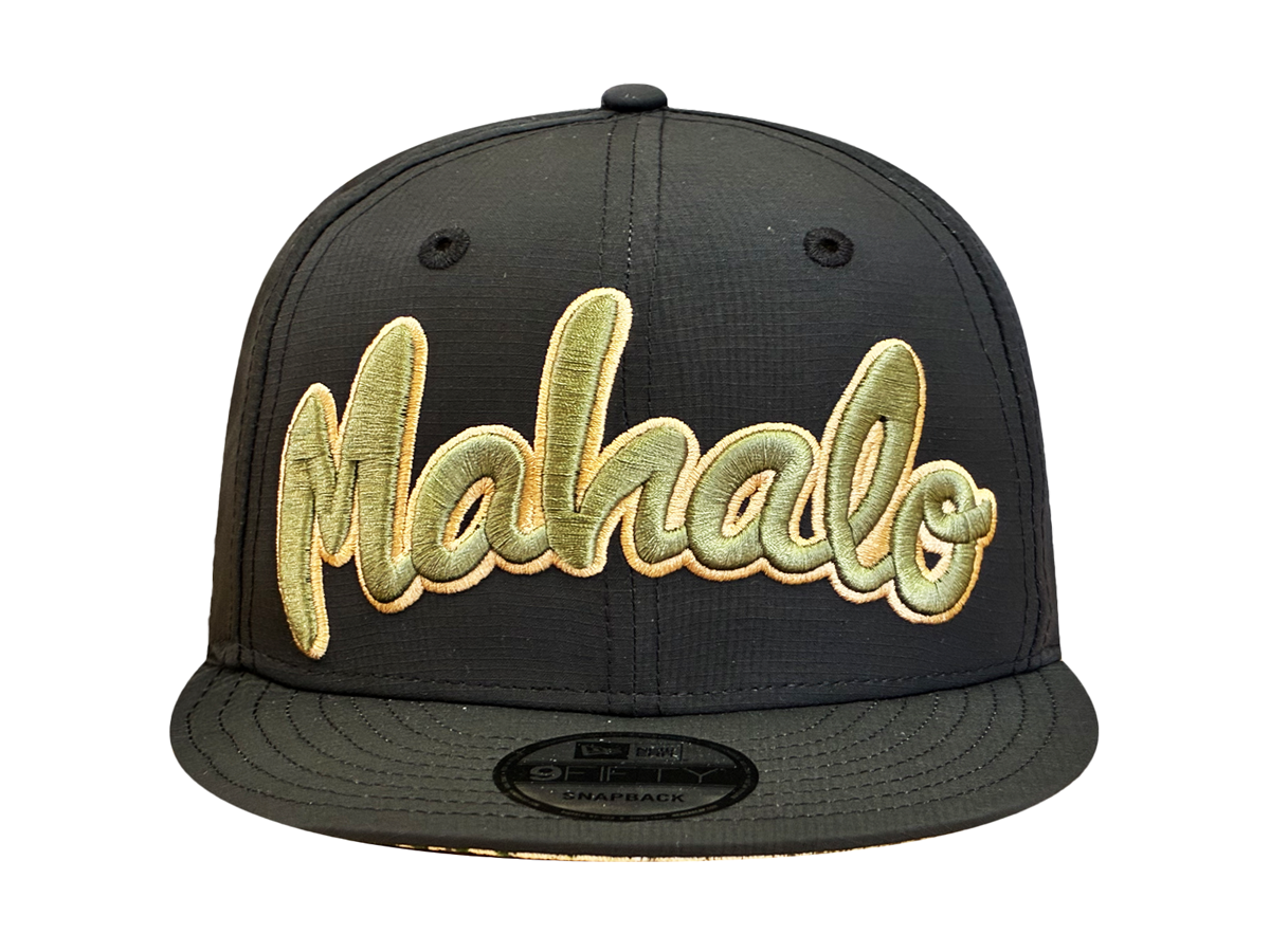 mahalo☆30 MAHALO SNAPBACK - BLACK RIPSTOP / REALTREE CAMO – FITTED HAWAIʻI