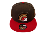 Load image into Gallery viewer, MUA SNAPBACK - BURNT WOOD / RED
