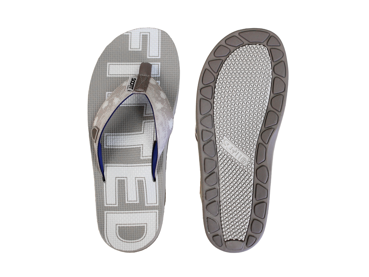 FITTED FOR SCOTTS WTCF SLIPPERS - GRAY / EVSV â FITTED HAWAIÊ»I