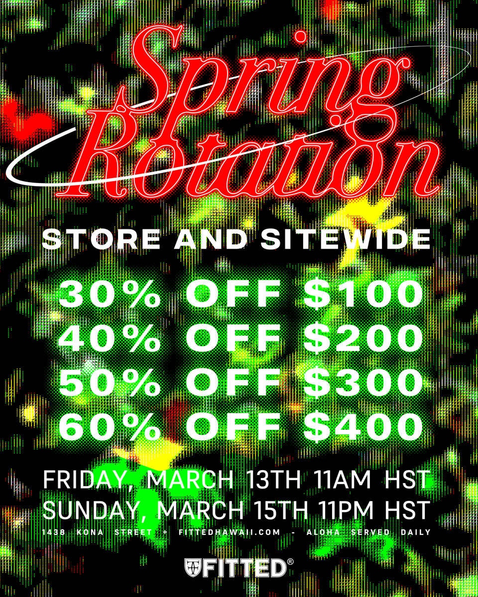 SPRING ROTATION SALE – FITTED HAWAIʻI