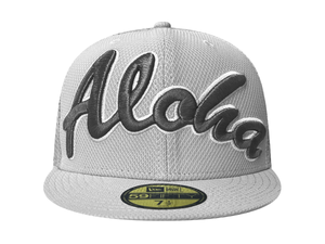 ALOHA FITTED - GRAY DIAMOND TECH / GRAY TRUCKER