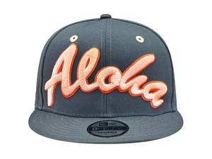 その他 aloha SBS25 ALOHA SNAPBACK - GRAPHITE / PEACH – FITTED HAWAIʻI