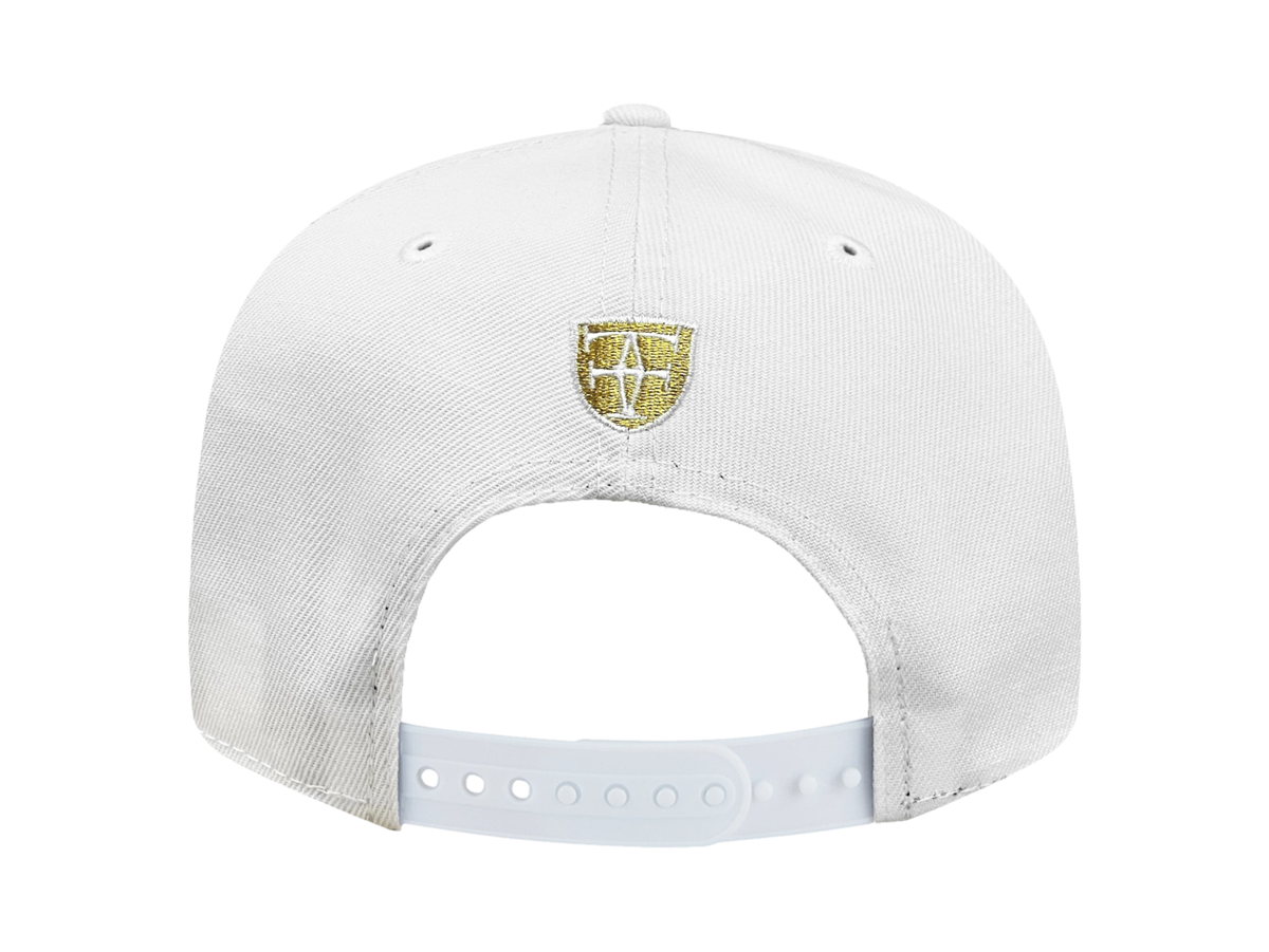 ALOHA SNAPBACK - WHITE / METALLIC GOLD RUSH