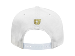 Load image into Gallery viewer, ALOHA SNAPBACK - WHITE / METALLIC GOLD RUSH
