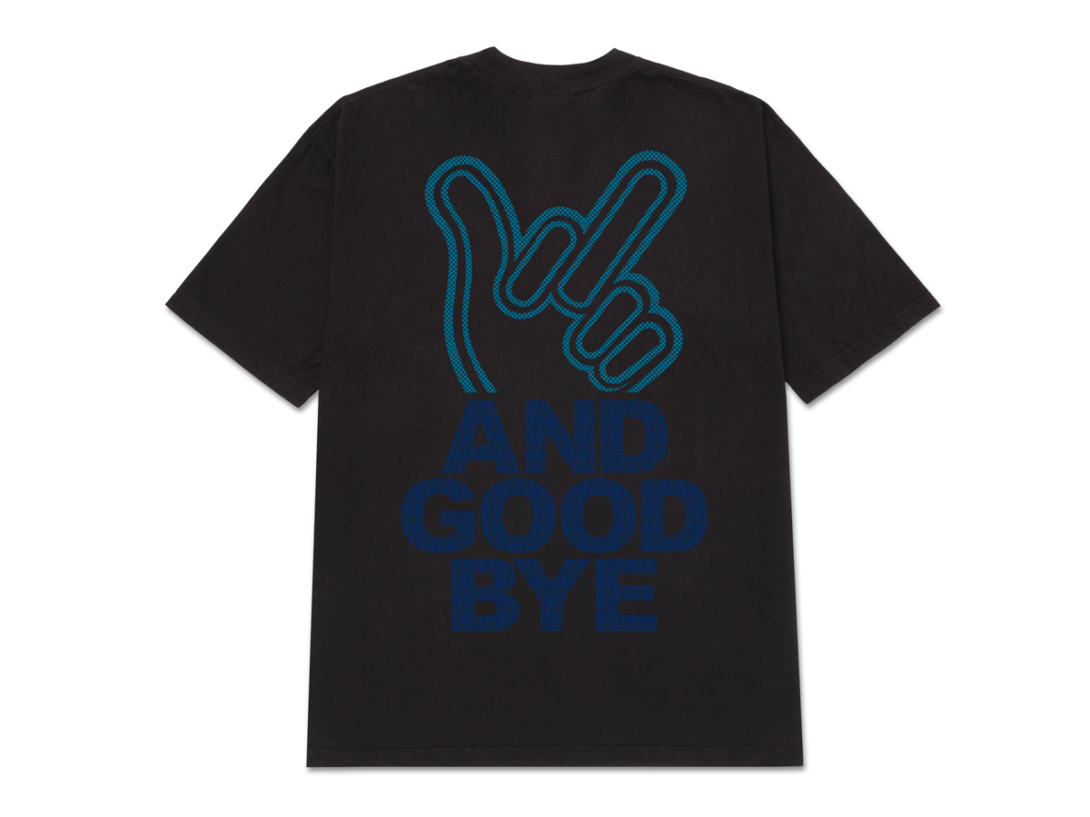 AMH TEE - BLACK / BLUE