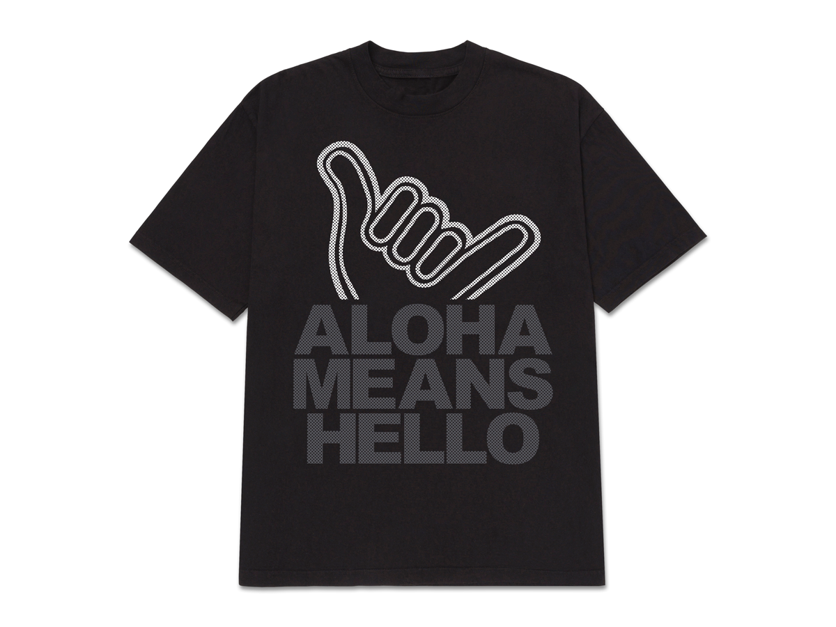 AMH TEE - BLACK / WHITE - GRAY