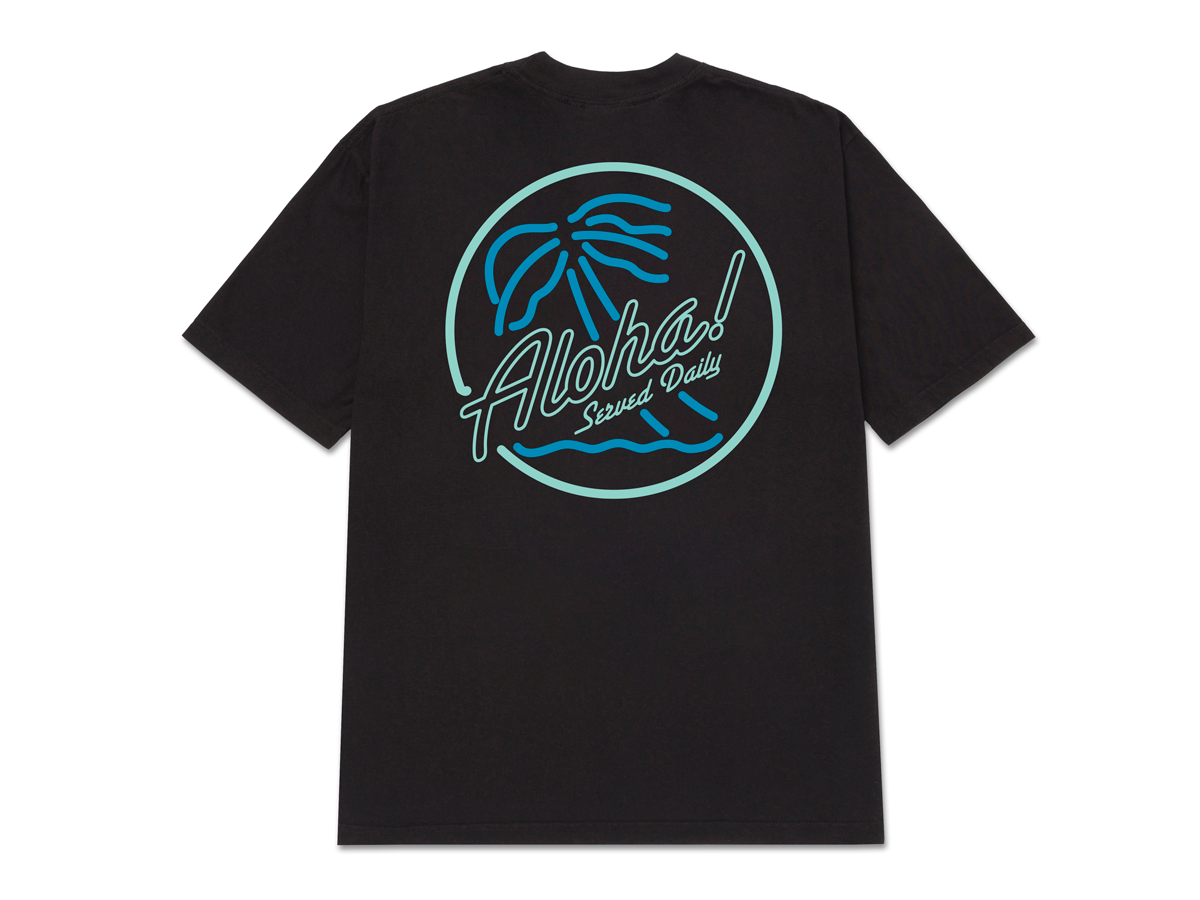 BRIGANTE TEE - BLACK / BLUE