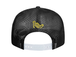 Load image into Gallery viewer, ESCAPE TO PARADISE SNAPBACK - BLACK NYLON RIPSTOP / BLACK TRUCKER
