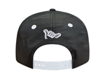 Load image into Gallery viewer, FH RETRO A-FRAME SNAPBACK - BLACK NYLON RIPSTOP / GRAY

