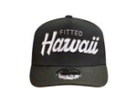 Load image into Gallery viewer, FH RETRO A-FRAME SNAPBACK - BLACK NYLON RIPSTOP / GRAY
