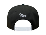 Load image into Gallery viewer, FH RETRO A-FRAME SNAPBACK - BLACK / DK GREEN
