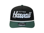 Load image into Gallery viewer, FH RETRO A-FRAME SNAPBACK - BLACK / DK GREEN
