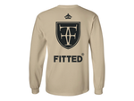 Load image into Gallery viewer, HERALDRY LONG SLEEVE TEE - SAND
