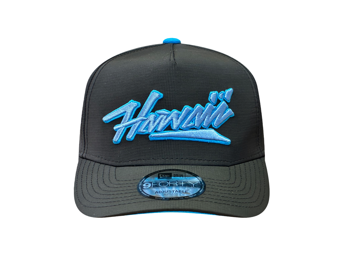 SBS25 KALAI HAWAII A-FRAME SNAPBACK - BLACK RIPSTOP