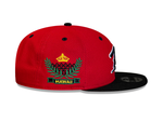 Load image into Gallery viewer, KALAI SNAPBACK - RED / BLACK DIAMOND TECH - SP WORLDWIDE
