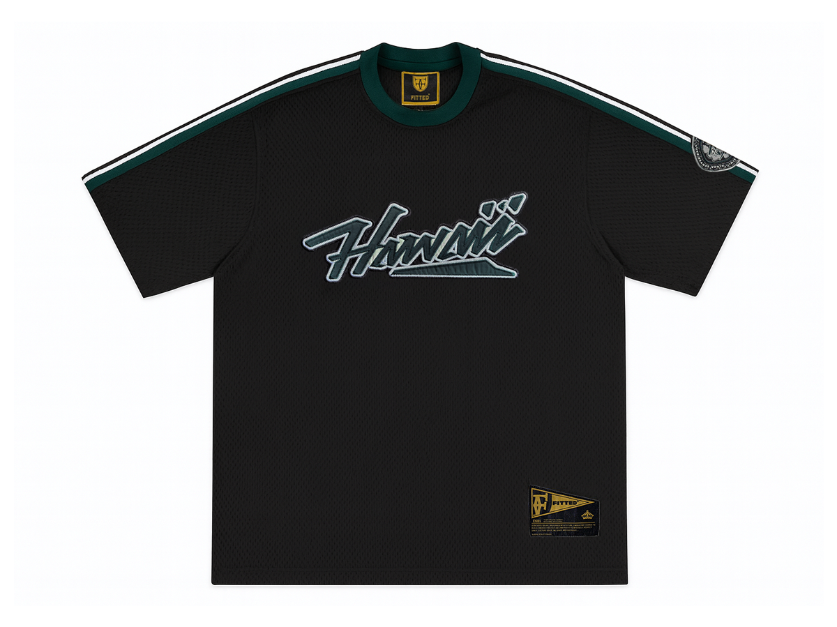 KALAI HAWAII SCREE MESH JERSEY - BLACK