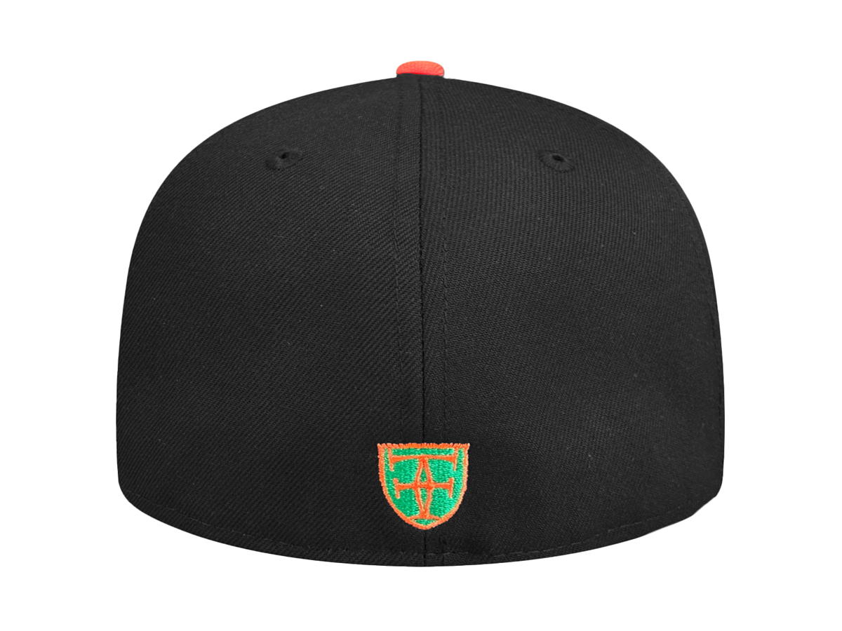 KALAI FITTED - BLACK / ORANGE