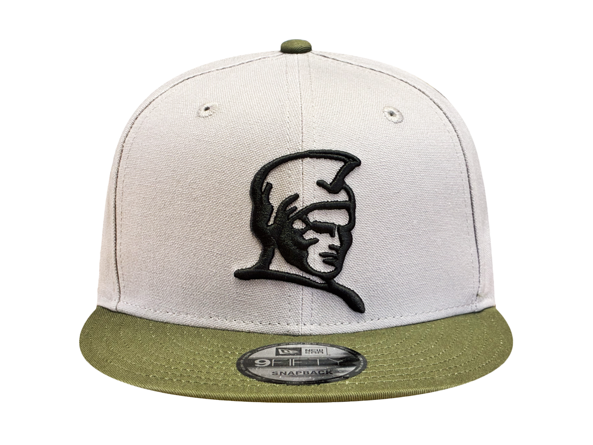 CM25 KAMEHAMEHA SNAPBACK - GRAY CC / OLIVE CC