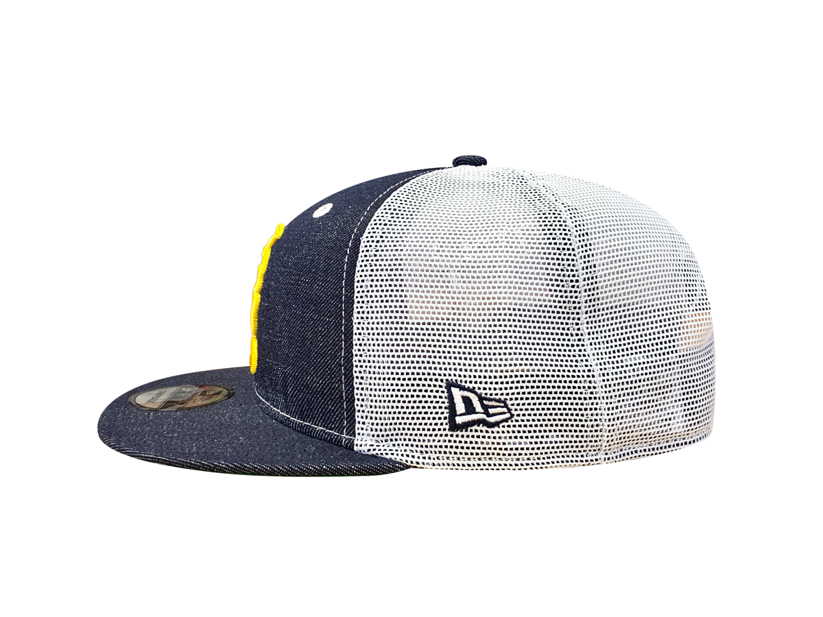 FITTED + PAIEA PROJECTS KAMEHAMEHA SNAPBACK - DENIM / WHITE TRUCKER