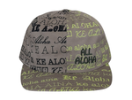 Load image into Gallery viewer, ALL ALOHA KE ALOHA AINA 6-PANEL SNAPBACK
