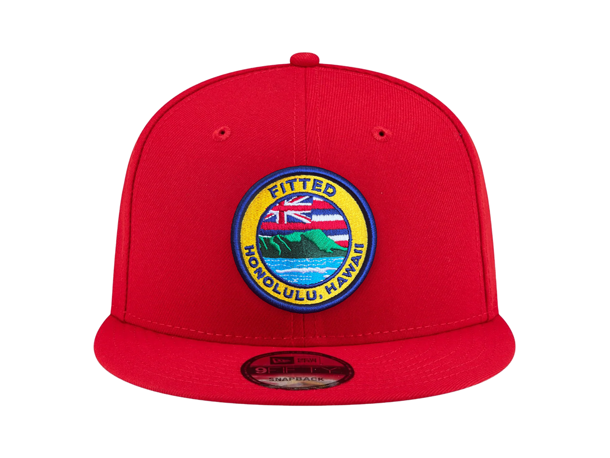 LEAHI SNAPBACK - RED