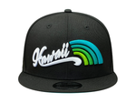 Load image into Gallery viewer, MANOA MIST SNAPBACK - BLACK / TEAL
