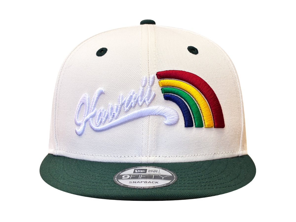 BF25 MANOA MIST SNAPBACK - CHROME / DK GREEN
