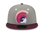 Load image into Gallery viewer, MUA FITTED - GRAY / MAROON
