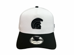 Load image into Gallery viewer, MUA GROWN A-FRAME SNAPBACK - WHITE TRUCKER / BLACK
