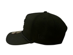 Load image into Gallery viewer, MUA A-FRAME SNAPBACK - BLACK / BLACK
