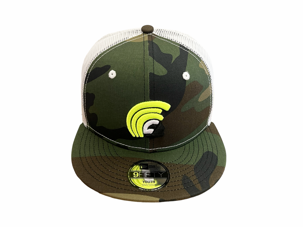 Fitted Hawaii New Era 59Fifty Big Game Hunters Mesh Hat Adult Size 7 Black  Green