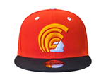 Load image into Gallery viewer, MUA SNAPBACK - ORANGE / NAVY
