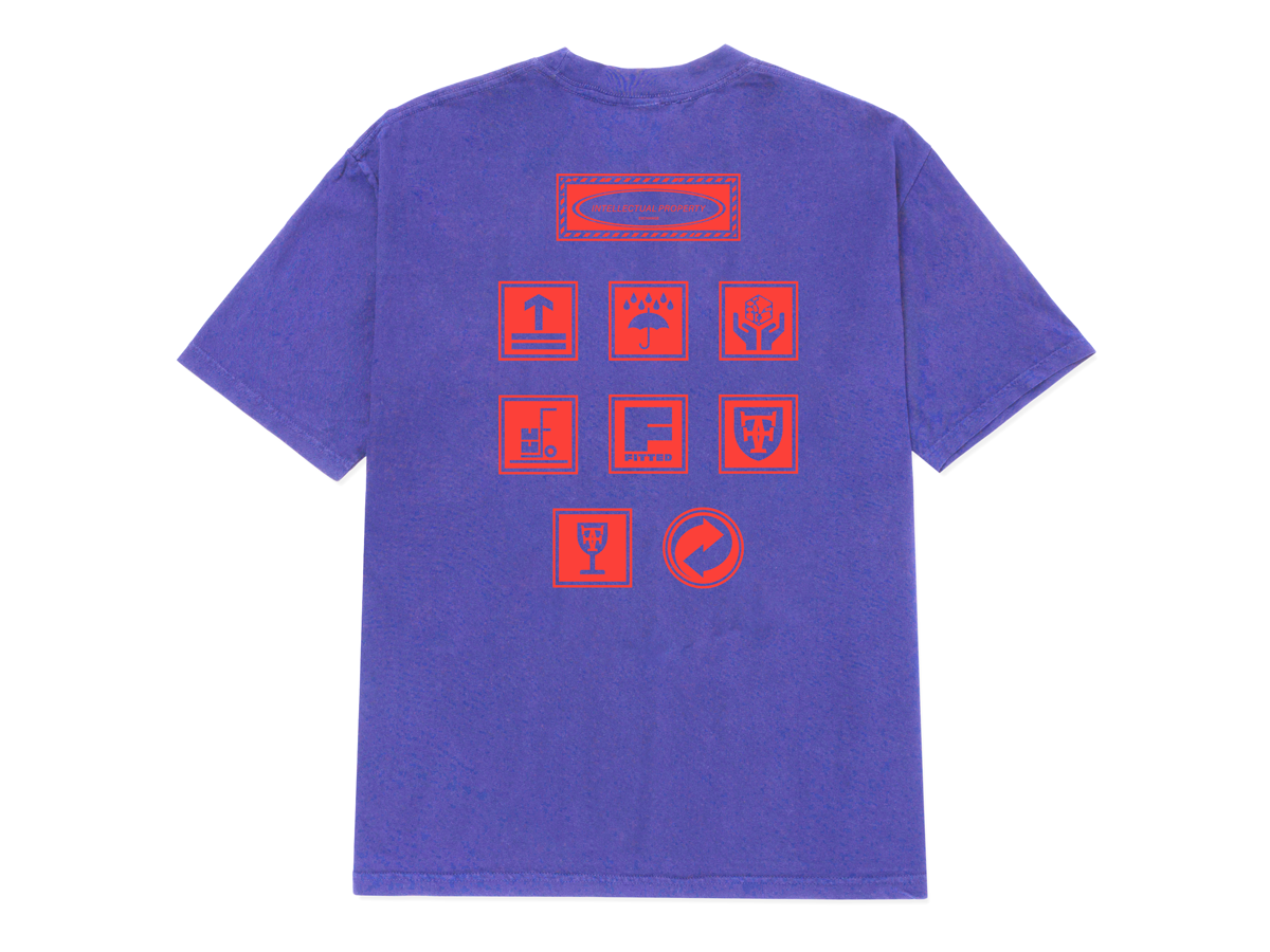PARCEL TEE - NEON PURPLE