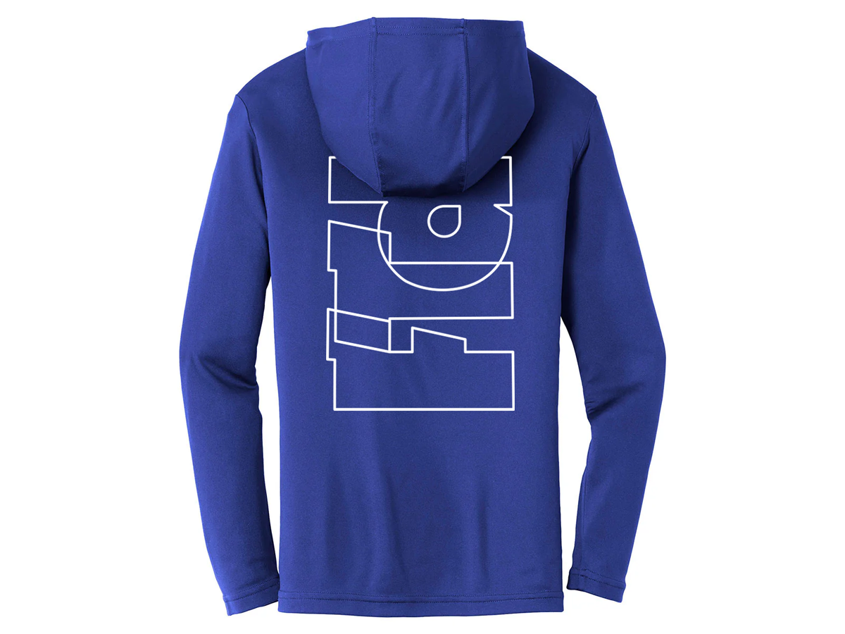 PEAK FUNCTIONALITY L/S DRI-FIT HOODIE - ROYAL BLUE