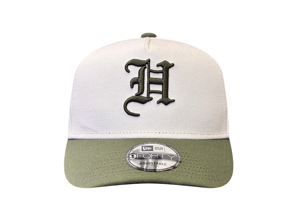 BF25 PRIDE A-FRAME SNAPBACK - CHROME / GREEN BARK