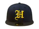 Load image into Gallery viewer, PRIDE SNAPBACK - NAVY / NAVY TRUCKER
