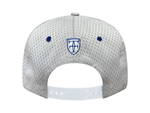 Load image into Gallery viewer, PRIDE SNAPBACK - SILVER TECH MESH / BLUE
