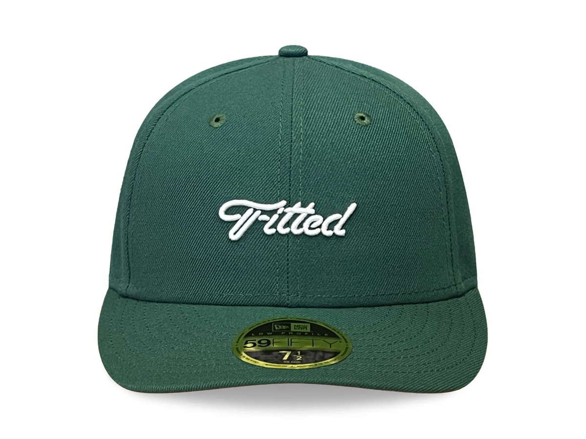 SCRIPT LOW PROFILE FITTED - EMERALD GREEN