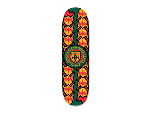 FITTED SKATE DECK - DK GREEN / HALA