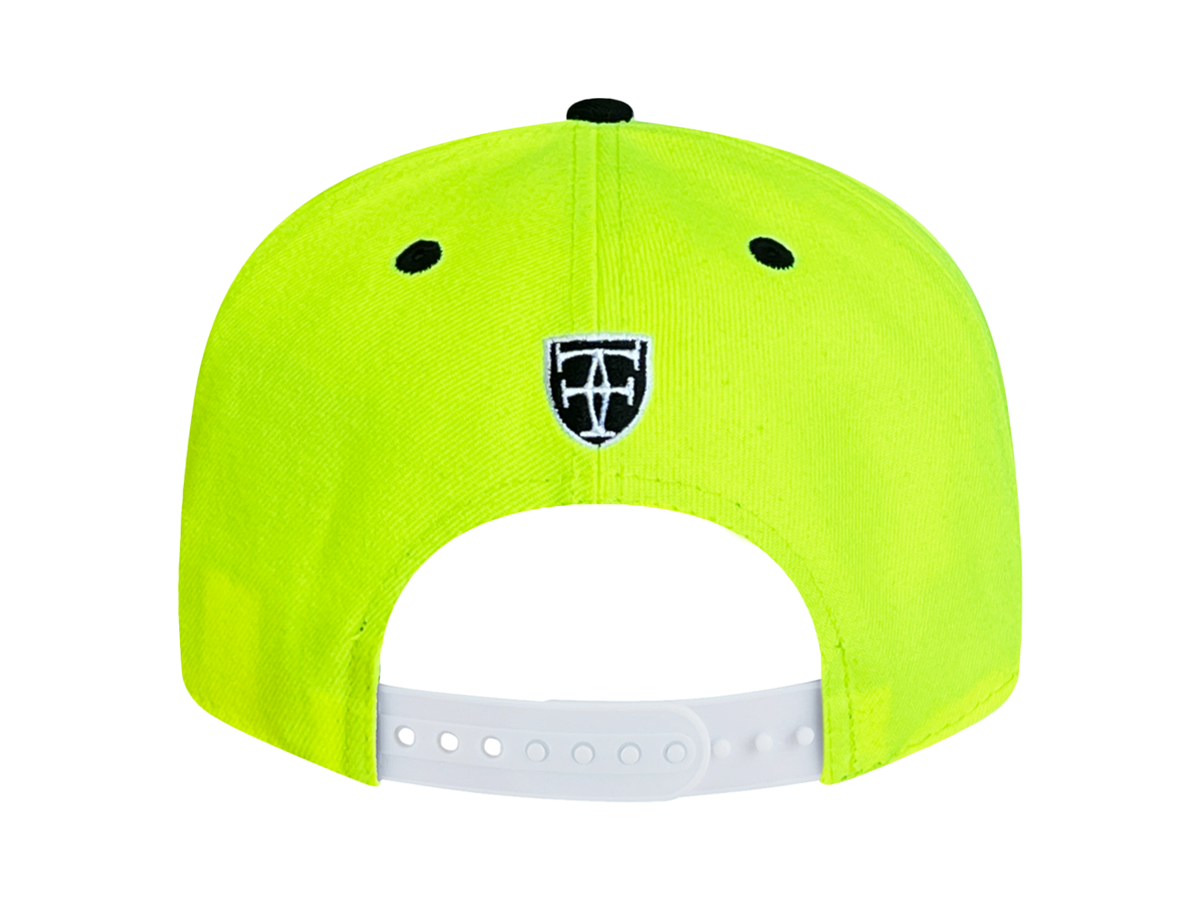 SLAPSWIND SNAPBACK - SAFETY YELLOW / BLACK