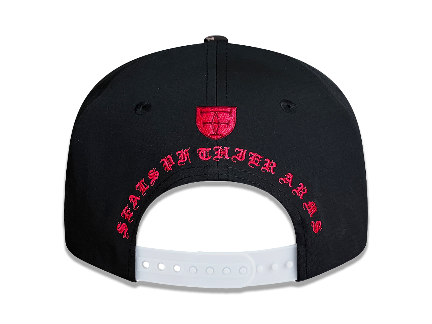 ESTEEM SNAPBACK - BLACK NYLON RIPSTOP