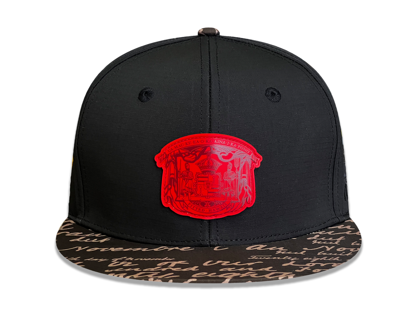 ESTEEM SNAPBACK - BLACK NYLON RIPSTOP