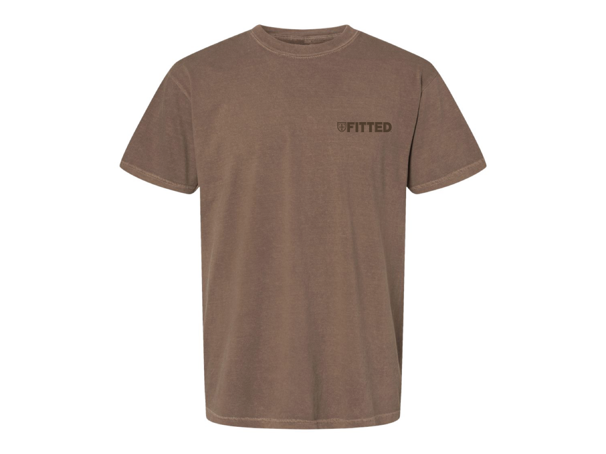SOUTH SHORE SIREN TEE - WASHED BROWN