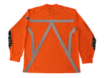 Load image into Gallery viewer, TROPTECH TREELINE LONG SLEEVE - SAFETY ORANGE
