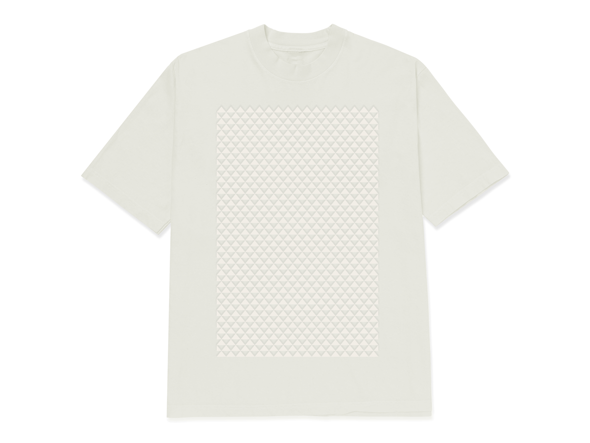 TRILOCKS TEE - OFF WHITE / TONAL PUFF PRINT