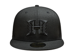 Load image into Gallery viewer, UH FITTED - BLACK / BLACK

