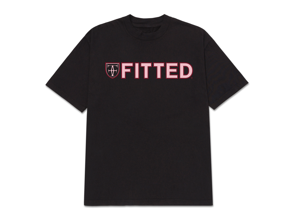 WTCF TEE - BLACK / PINK - RED