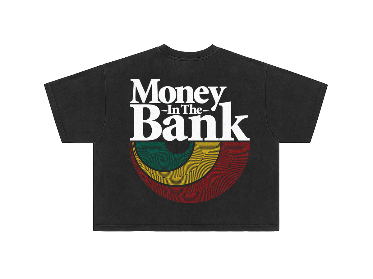 MONEY IN THE BANK WOMENS TEE - OFF BLACK