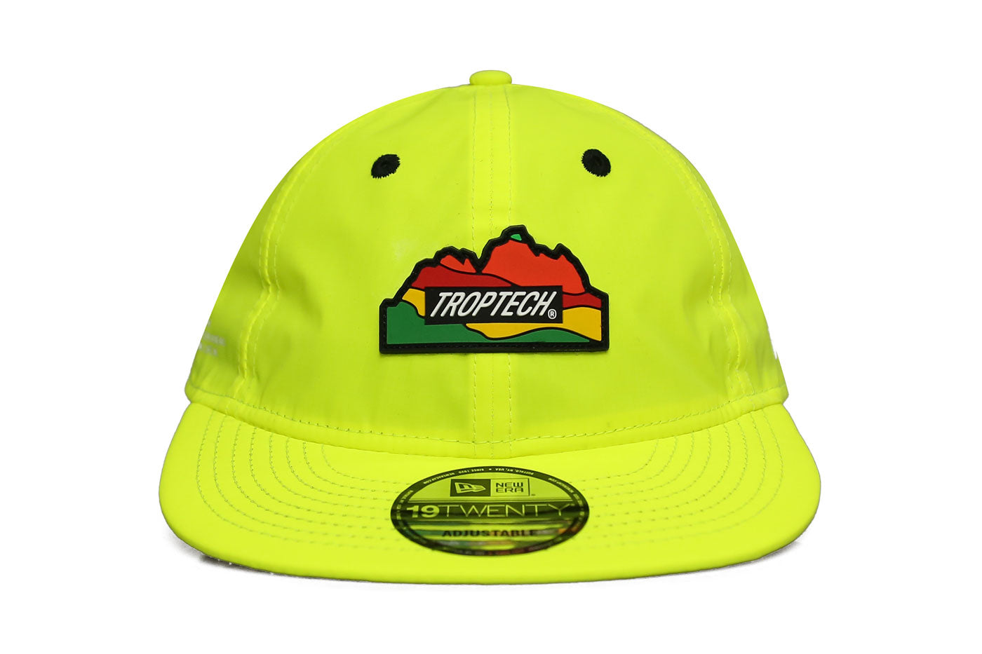 TROPTECH PURSUIT STRAPBACK - REFLECTIVE SAFETY GREEN - RUBBER PATCH